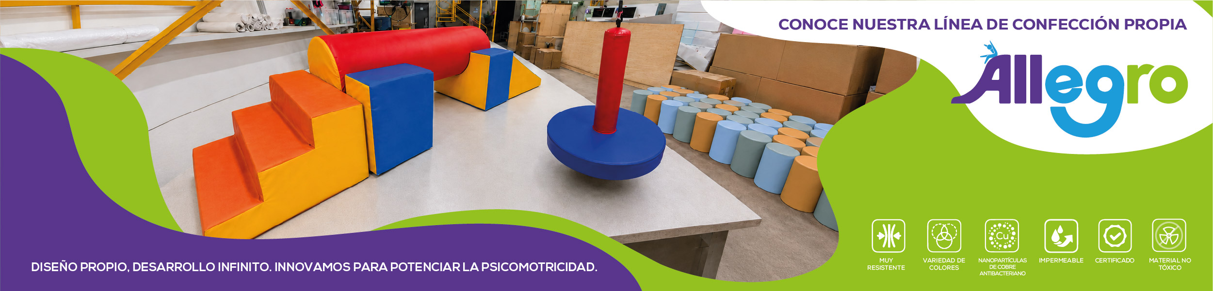 Línea de confección propia Plastimar Allegro