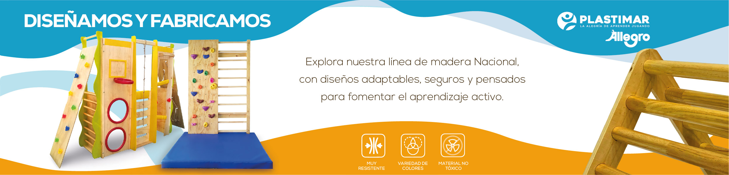 Línea de madera nacional Plastimar Allegro