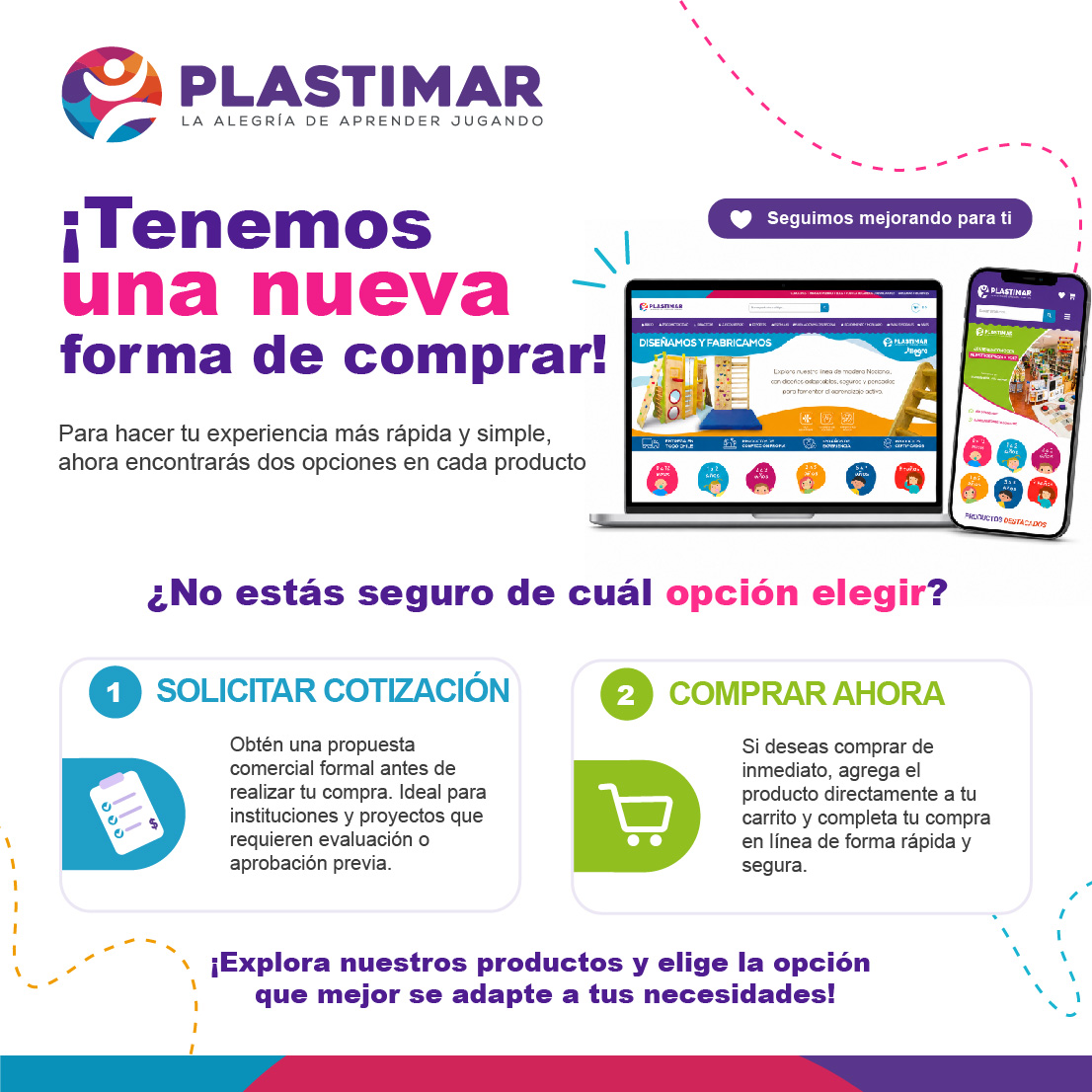 Nueva forma de comprar Plastimar