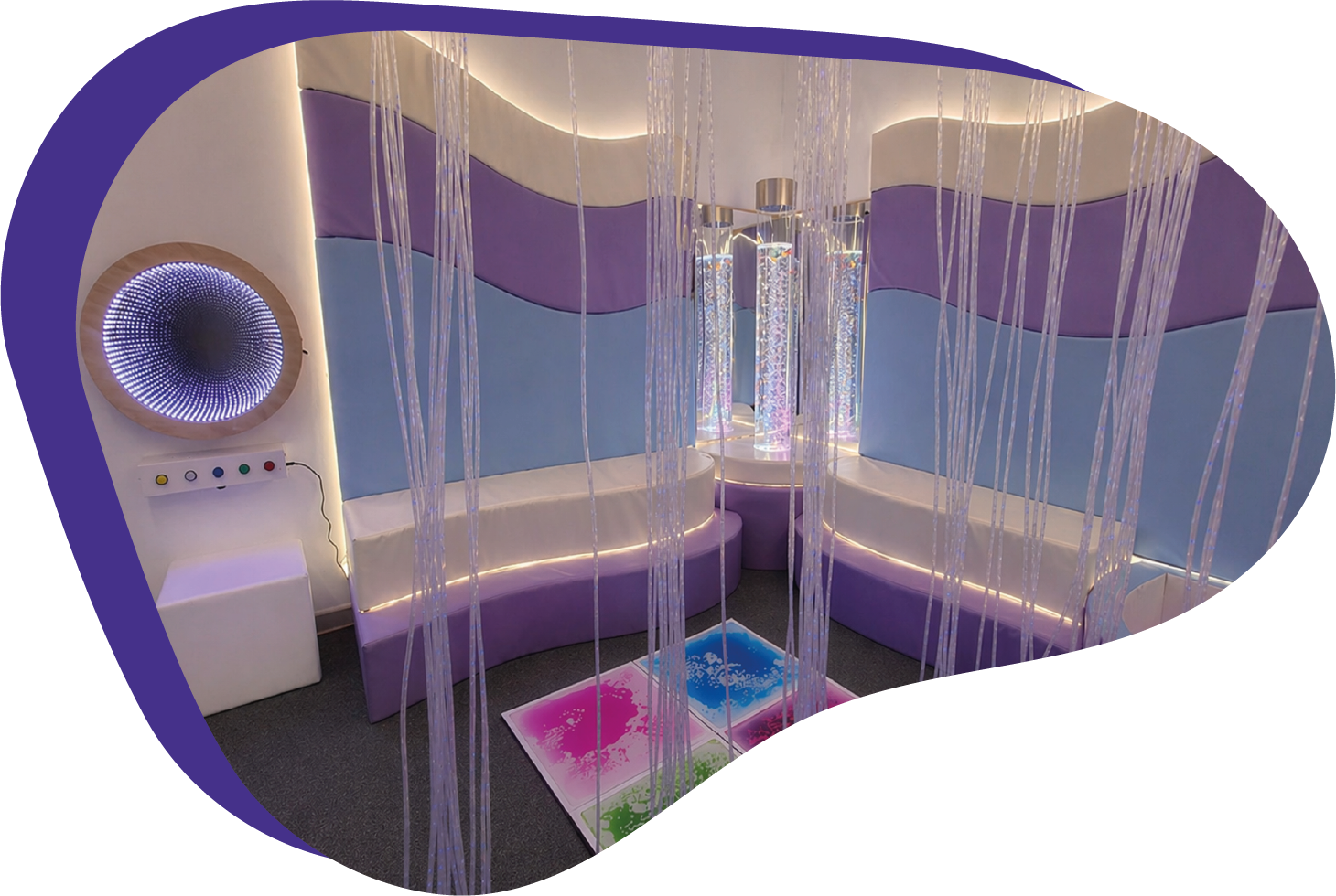 Sala de estimulación multisensorial diseñada por Plastimar